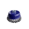 Щетка чашечная для УШМ 75 мм,3", витая,"Maximum" MX 17764